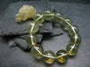 Libyan Tektite Glass Genuine Bracelet ~ 7 Inches ~ 18mm Round Beads