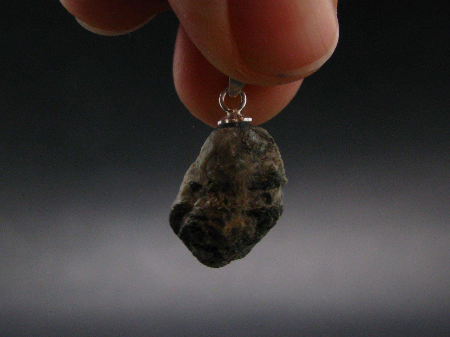 Phenakite Phenacite Silver Pendant from Brazil - 0.9 Inches - 2.07 Grams