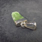 Green Kyanite Silver Pendant from Brazil - 1.2" - 1.02 Grams