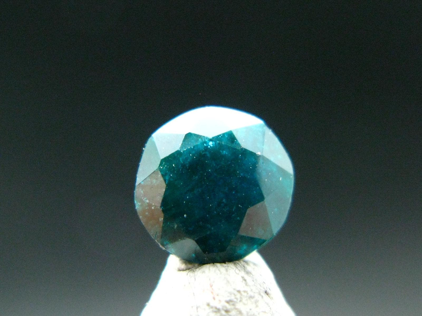Rare Gem Dioptase Cut Stone from Namibia - 1.24 Carats