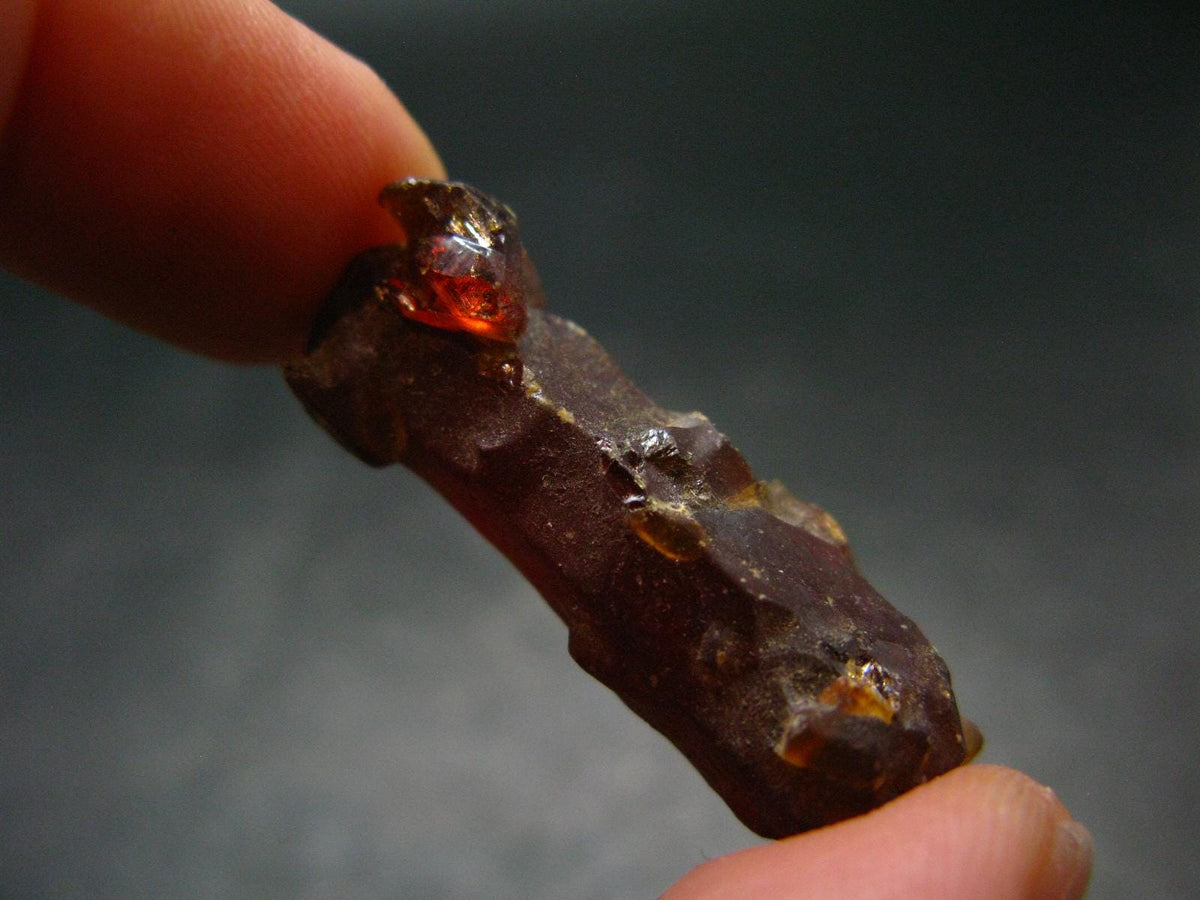 Stunning Fire Red Zincite Zinkite Crystal From Poland - 1.3" - 58.0 Carats
