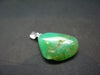 Chrysoprase Silver Pendant From Australia - 1.0" - 2.54 Grams