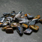 Lot of 25 Pietersite Tumbled Stones From Namibia - 18.21 Grams