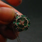 Emerald Silver Pendant W/Chain From Colombia - 2.90 Grams Total