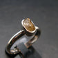 Green Herderite Silver Ring From Brazil - 1.84 Grams - Size 8