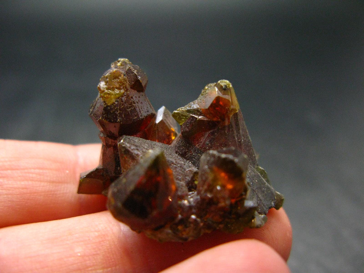Stunning Fire Red Zincite Zinkite Cluster From Poland - 1.1" - 20.91 Grams