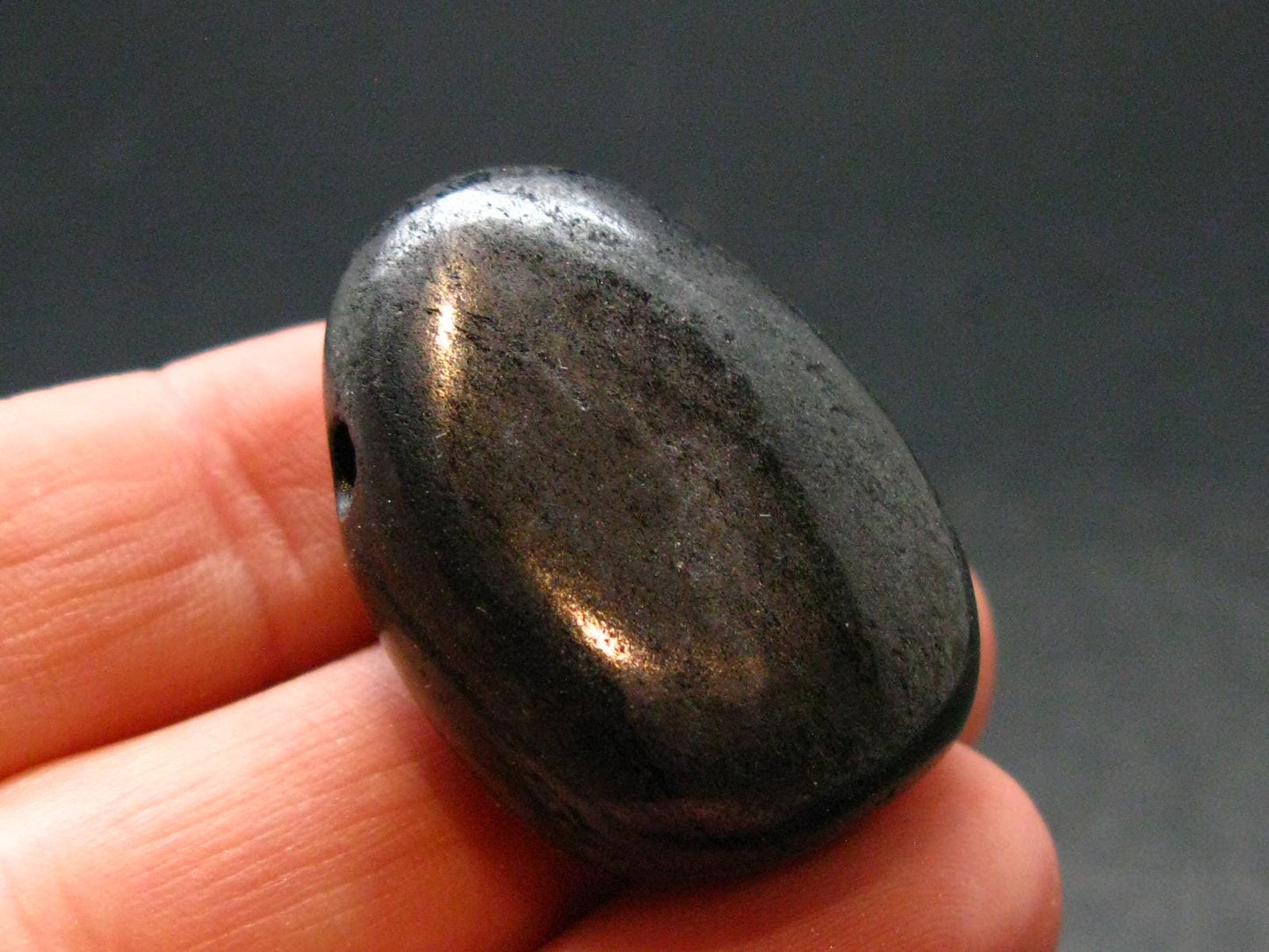 Rare ISUA Stone Metal Free Pendant From Greenland - 1.2" - 16.39 Grams