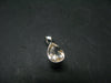 1.14 Carat Phenakite Phenacite Gem Sterling Silver Pendant from Nigeria - 0.5"