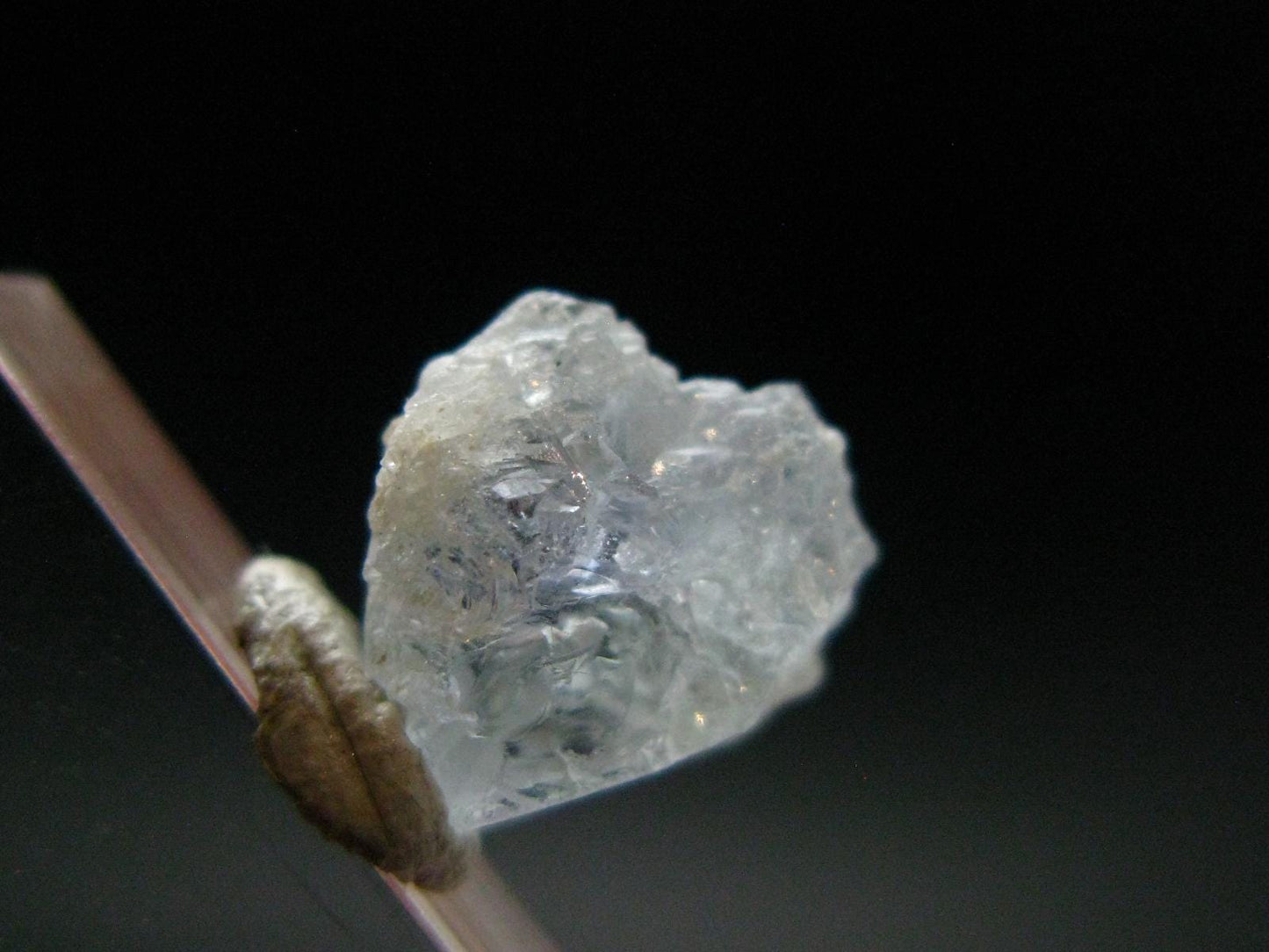 Rare Gray Herderite Crystal from Africa - 0.4" - 1.25 Grams