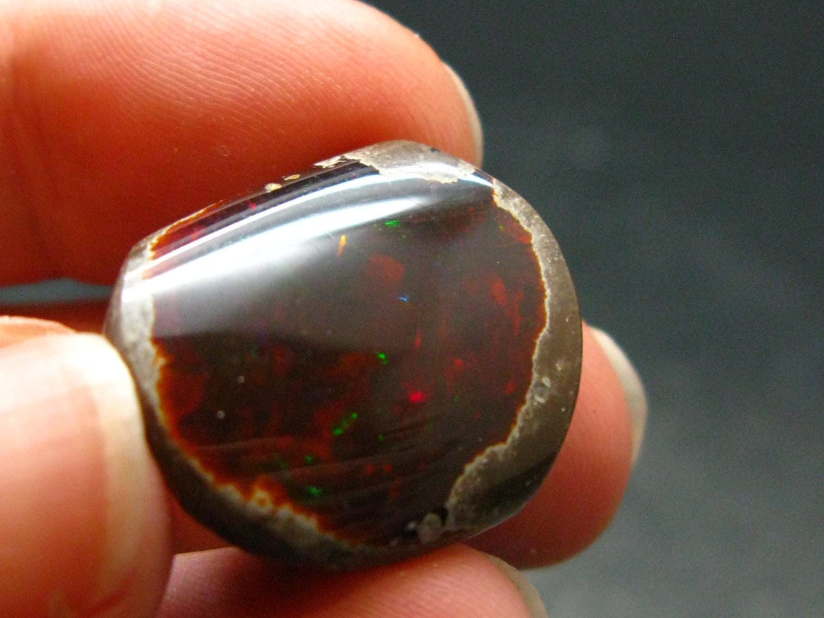 Natural Precious Opal With Play of Color from Ethiopia - 0.8" - 5.16 Grams