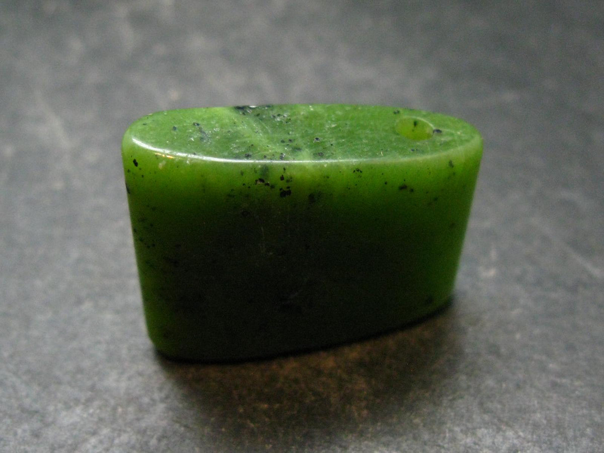 Nephrite Jade 1.2" Pendant From Canada (Metal Free) - 13.85 Grams