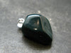 Bloodstone Silver Pendant From India - 1.0" - 4.66 Grams