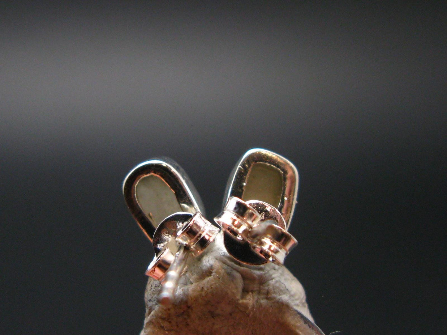 Phenakite Phenacite Stud Earrings From Brazil - 0.5" - 1.24 Grams