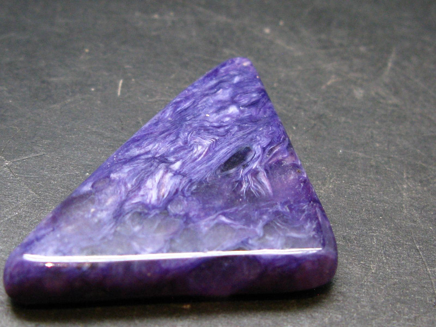 Large Nice Charoite Tumbled Stone from Russia - 11.91 Grams - 1.8"