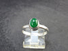 Tsavorite Green Garnet Sterling Silver Ring from Tanzania - 1.99 Grams - Size 7.25