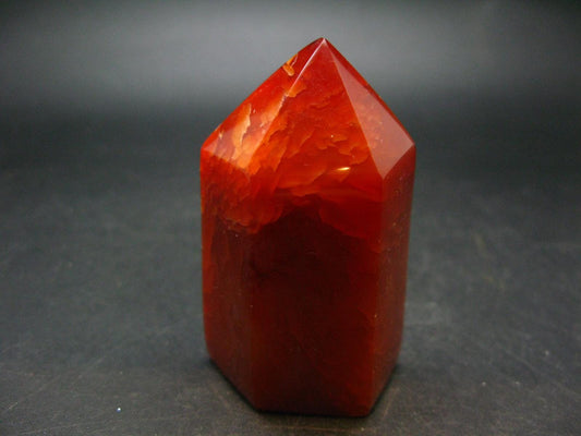 Carnelian Agate Obelisk From Madagascar - 2.6"