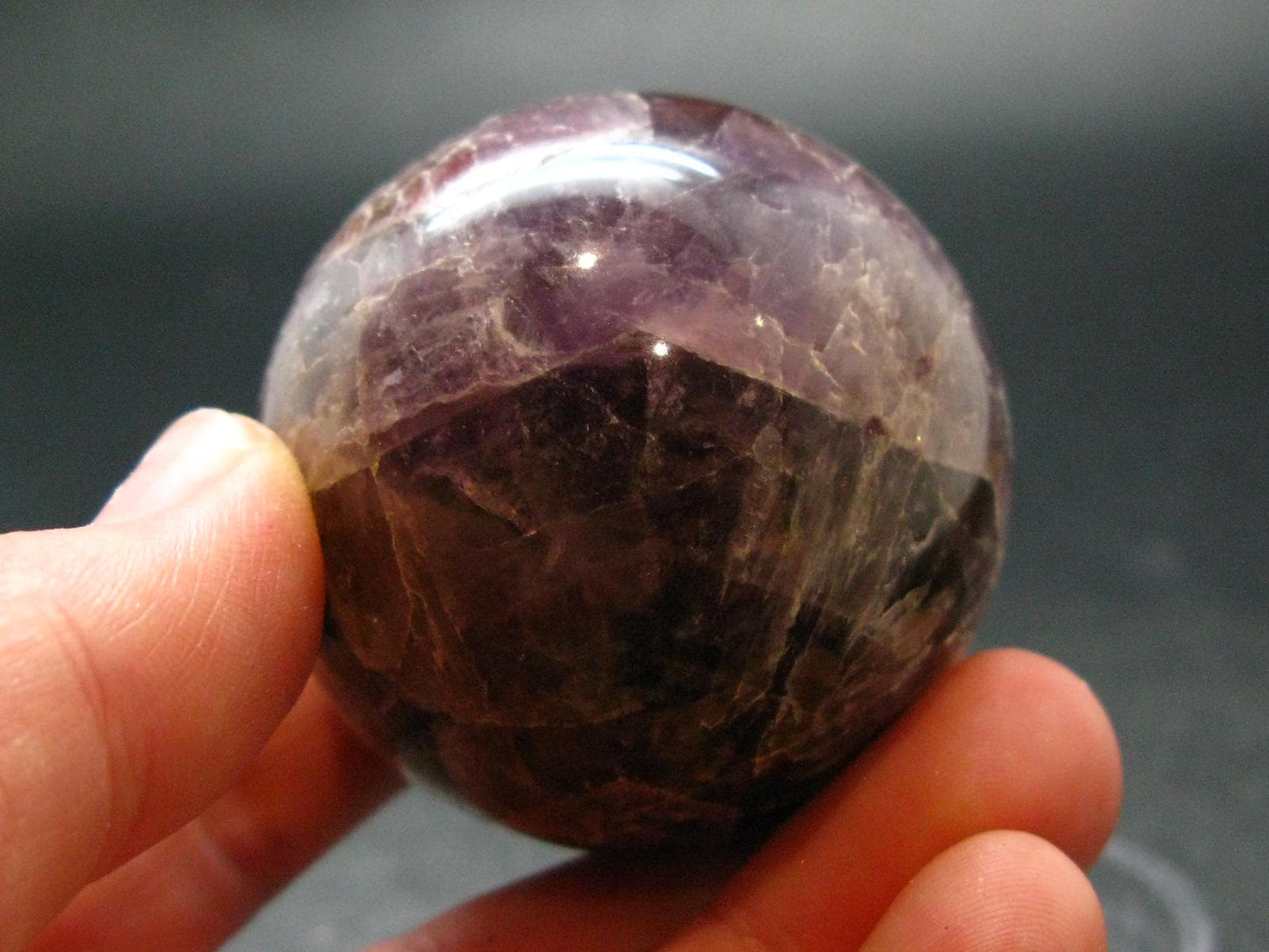 Cacoxenite Super 7 Sphere From Brazil - 1.8" - 132.89 Grams