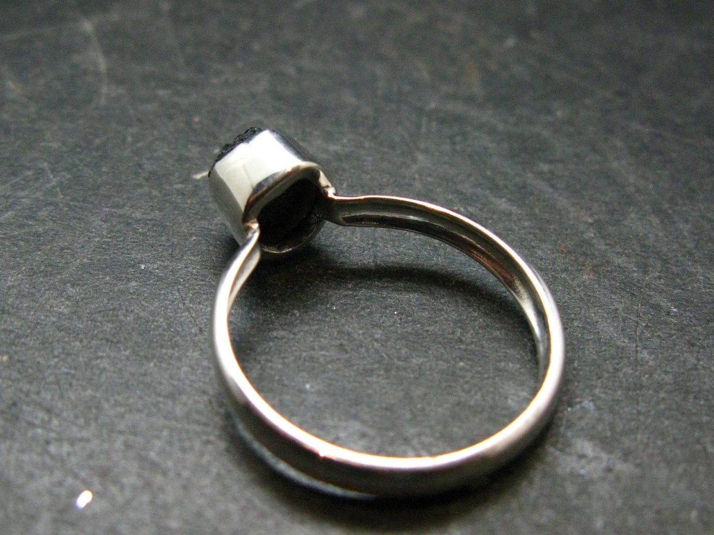 Terminated Brookite Crystal Silver Ring From Arkansas - Size 8 - 2.08 Grams
