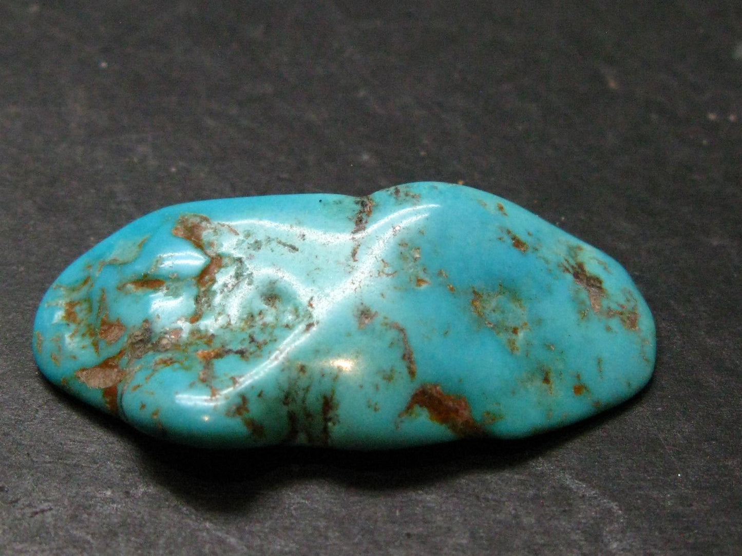 Genuine Polished Turquoise from Arizona, USA - 1.8" - 7.34 Grams