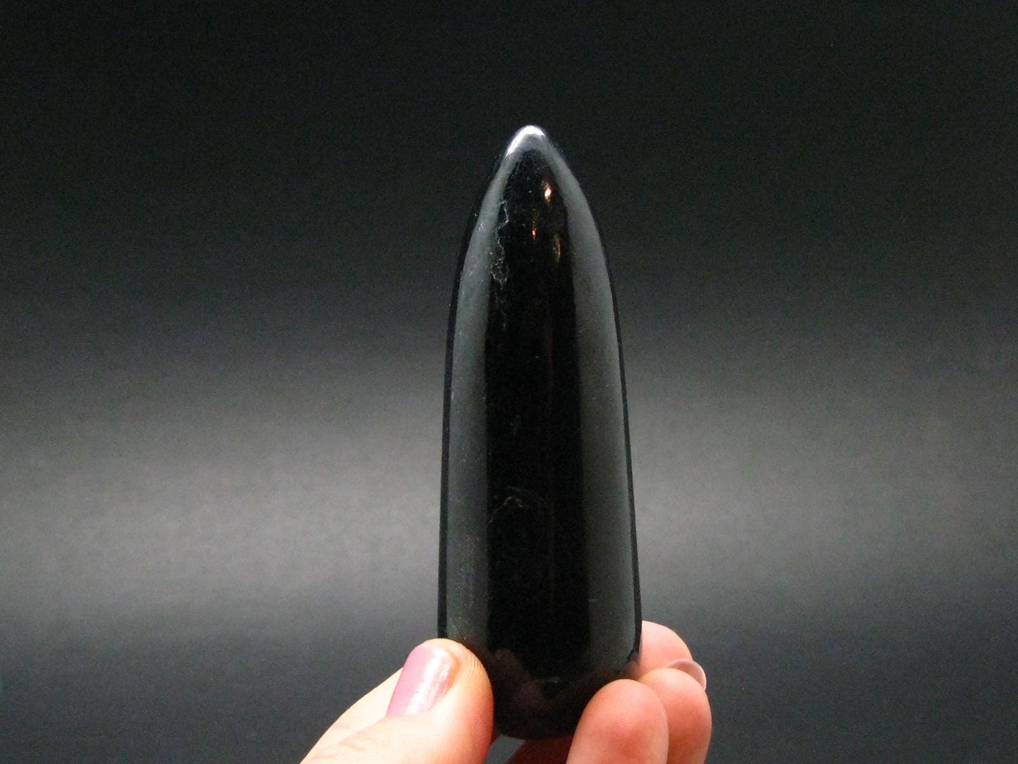 Black Tourmaline Schorl 3.2" Wand From Brazil - 109.03 Grams