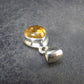 Imperial Topaz Crystal Silver Pendant from Brazil - 0.8" - 2.50 Grams