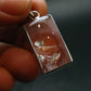 Nice Danburite Crystal Silver Pendant from Mexico - 1.2" - 5.18 Grams