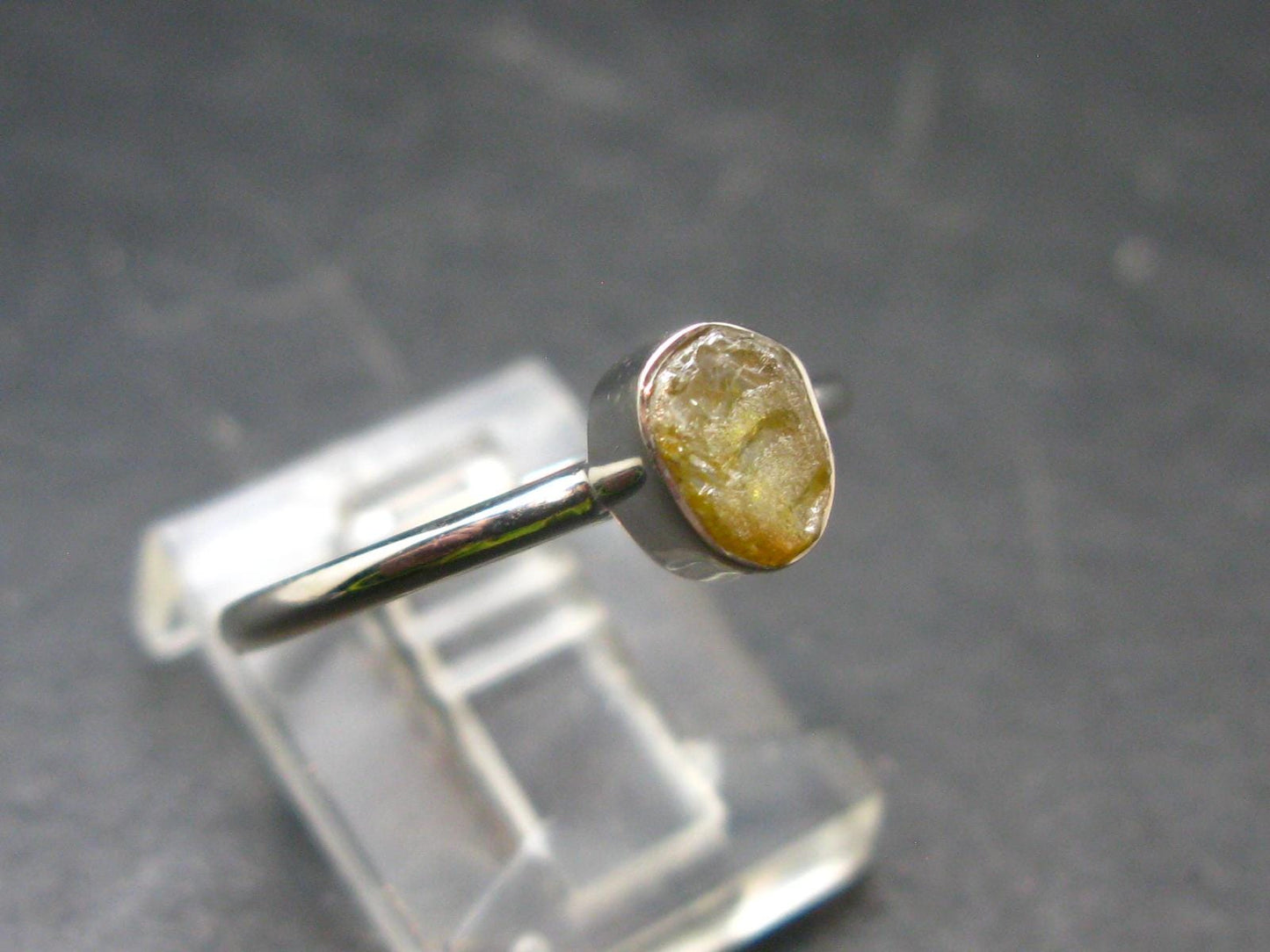 Sphalerite Silver Ring From Spain - Size 7 - 1.86 Grams