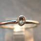 Genuine Alexandrite Gem Silver Ring From Russia - Size 7 - 1.45 Grams