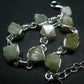 Rhodizite Rhodozite Silver Bracelet From Madagascar- 7" - 13.6 Grams