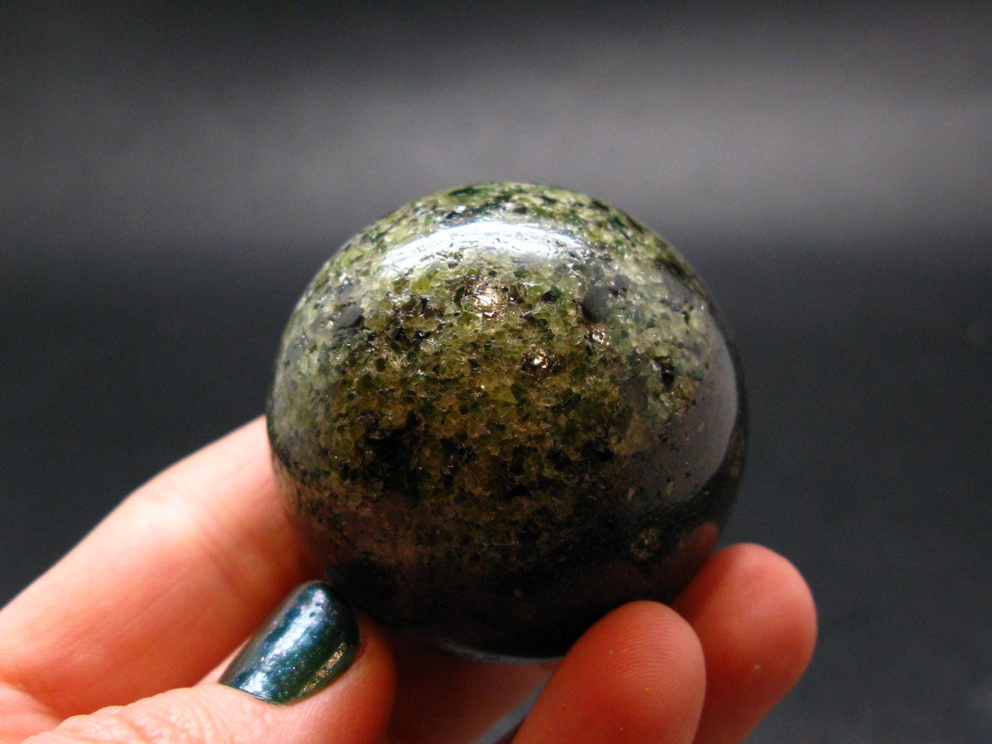 Peridot Olivine Sphere from Arizona, USA - 1.6" - 101.01 Grams