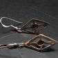 Moldavite Tektite Silver Earrings from Czech Republic - 3.03 Grams