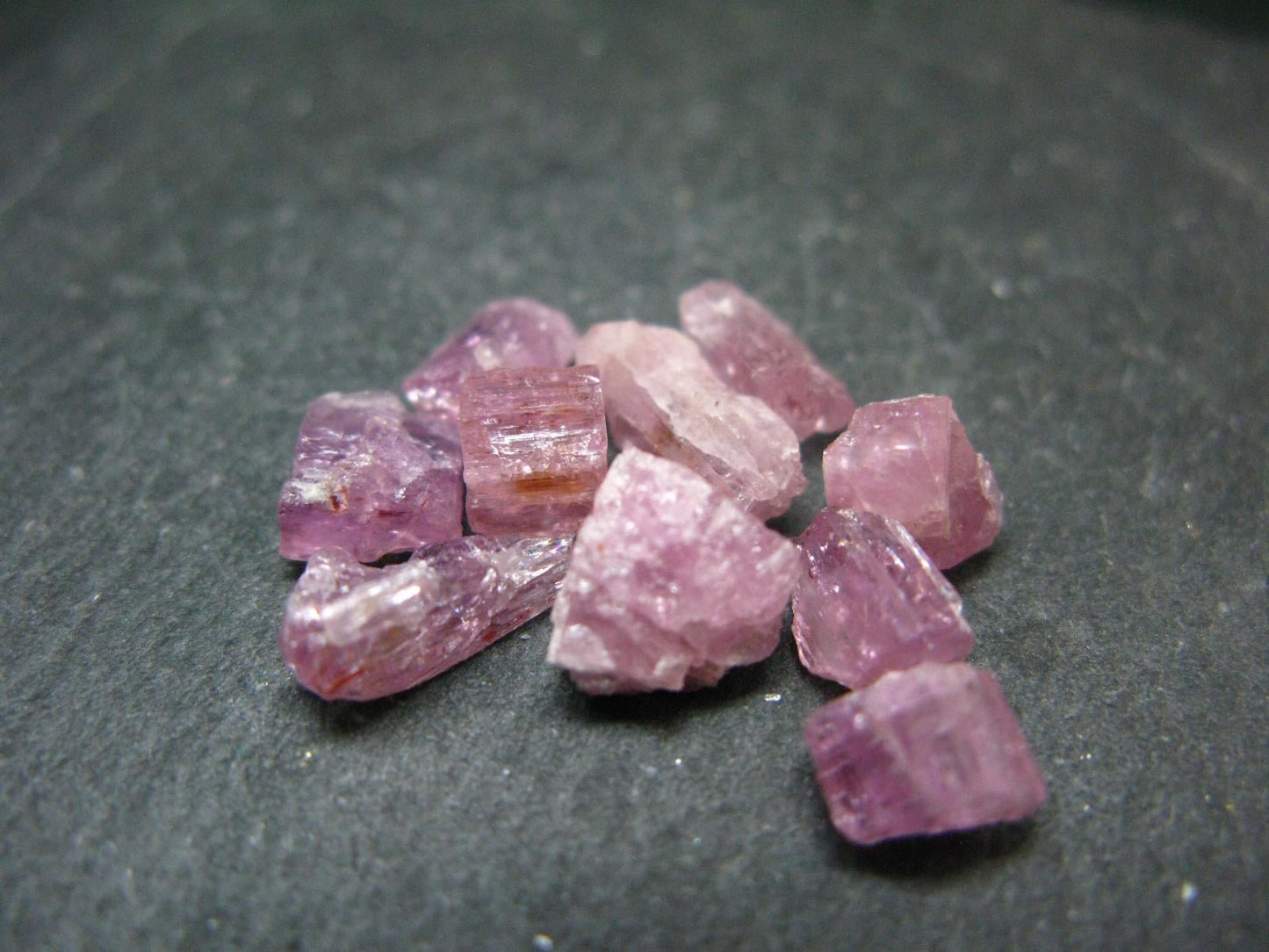 Lot of 10 Pink Imperial Topaz Crystals from Brazil - 20.80 Carats