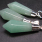 Lot of 3 Natural Diamond Shape Green Aventurine Pendant from India