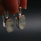 Natrolite Silver Earrings From Russia - 2.84 Grams
