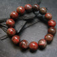 Cinnabar Genuine Bracelet ~ 7 Inches ~ 13mm Round Beads