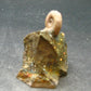 Pyritized Ammonite Fossil On Pyrite Matrix From Russia 150 MYO - 1.8" - 73.72 Grams