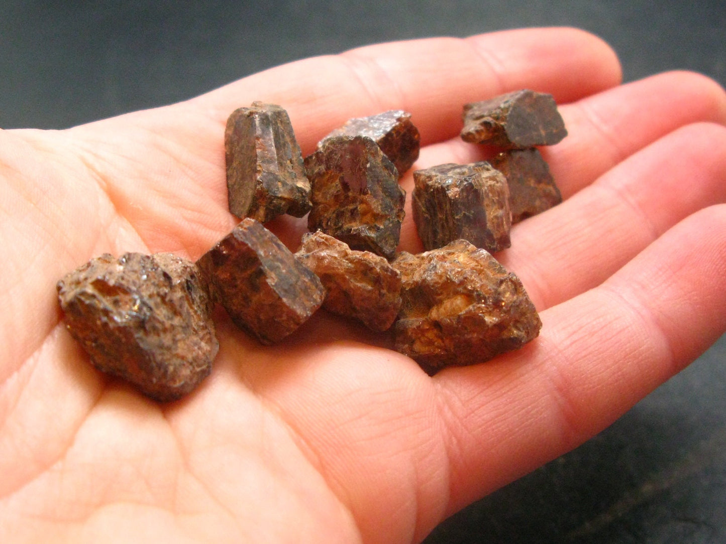 Lot of 10 Zircon Crystals From Tanzania - 35.75 Grams