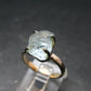 Raw Aquamarine Gem Sterling Silver Ring From Brazil - Size 6 - 3.08 Grams