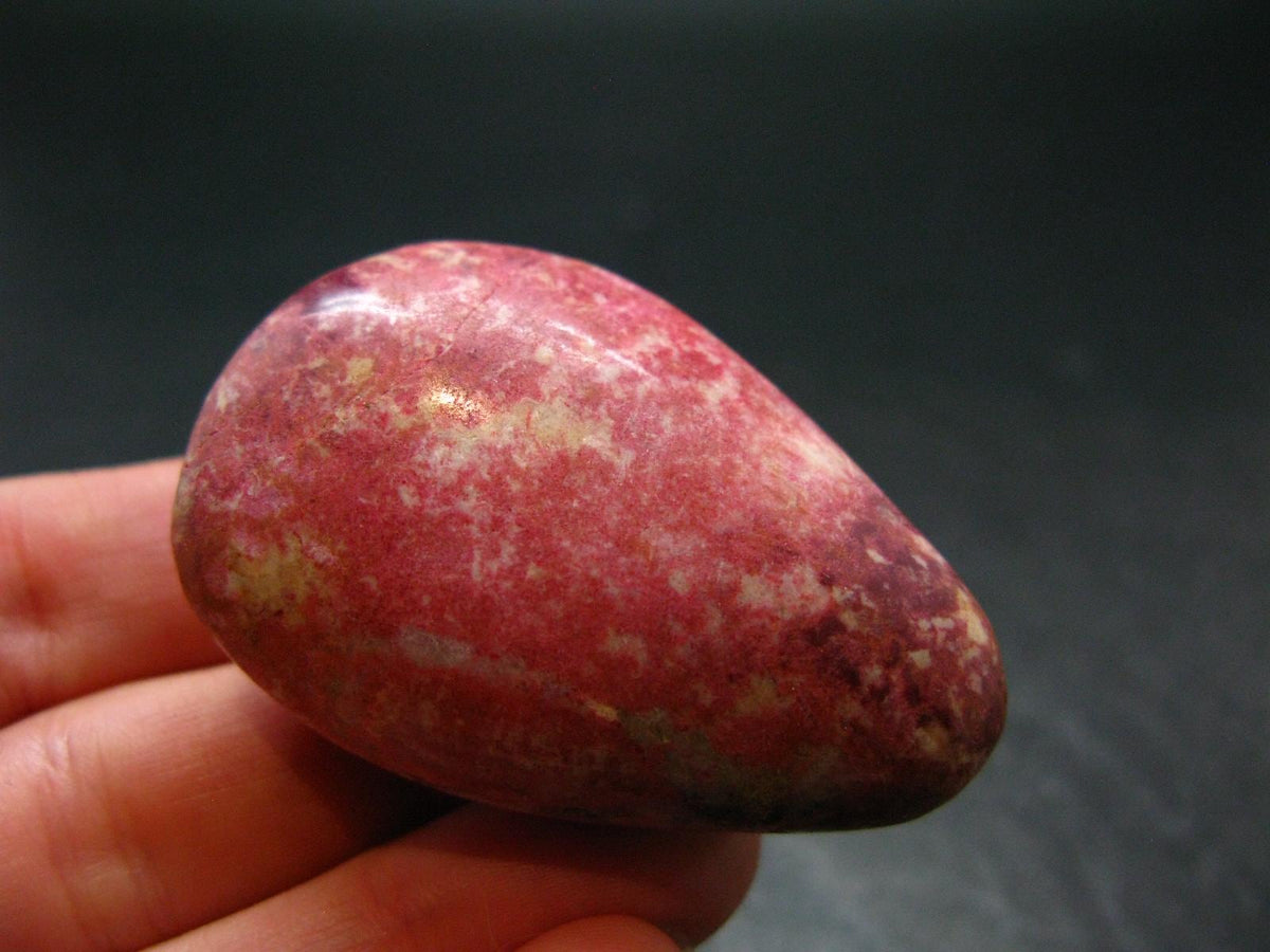Rare Red Thulite Piece From Norway - 1.9" - 54.20 Grams