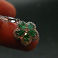 Emerald Silver Pendant W/Chain From Colombia - 3.0 Grams Total
