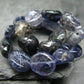 Iolite Cordierite Genuine Bracelet ~ 7 Inches ~ 12mm Tumbled Beads