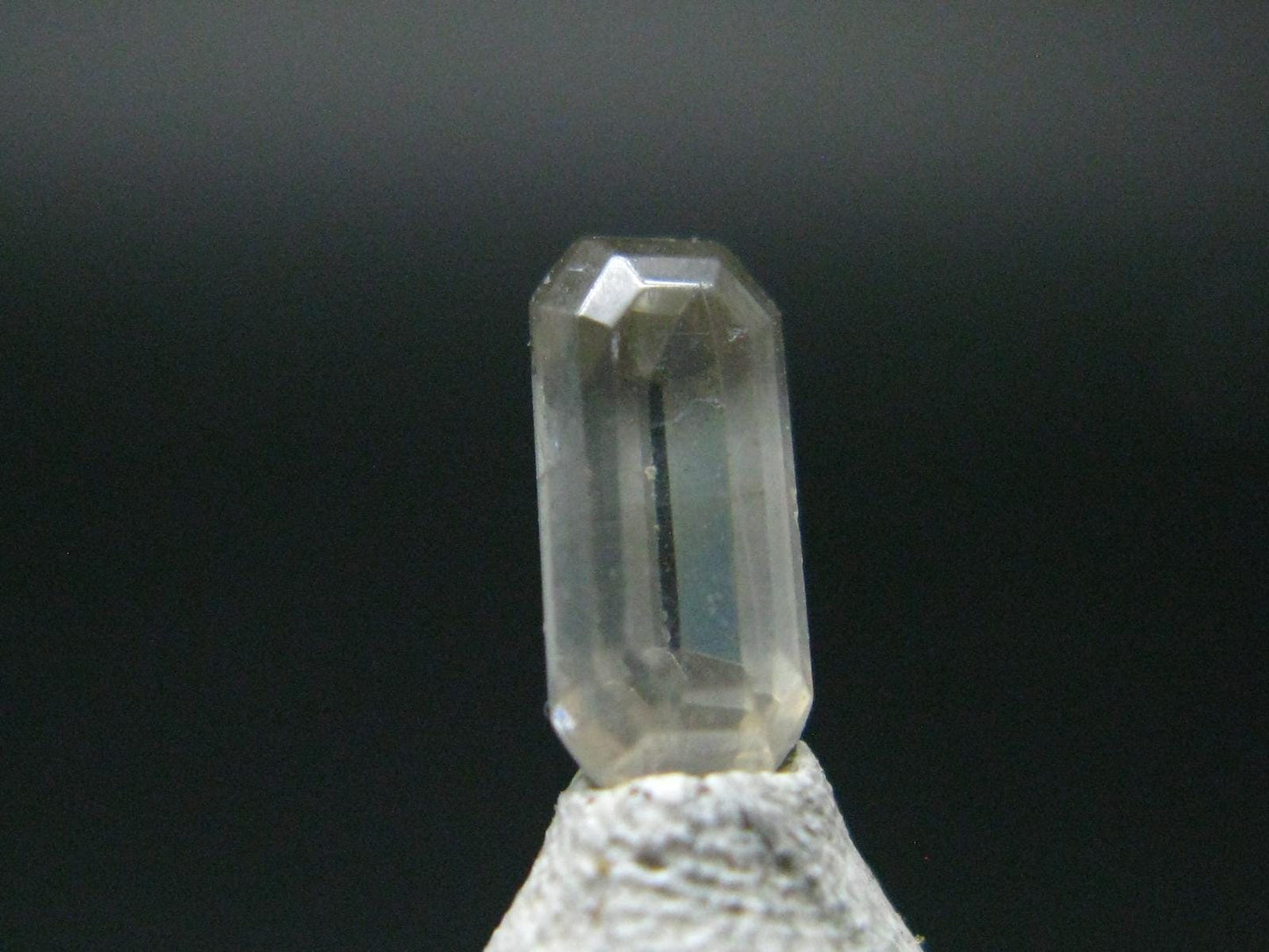 1.63 Carat Rare Gem Phosgenite Cut Stone From Italy