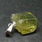 Brazilianite Crystal Silver Pendant From Brazil - 0.8" - 2.08 Grams