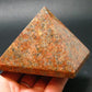 Natural Rosophia Feldspar Pyramid From Rocky Mountains - 2.5" - 418.80 Grams