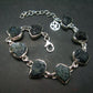 Alexandrite Silver Bracelet From Zimbabwe - 7" - 17.1 Grams