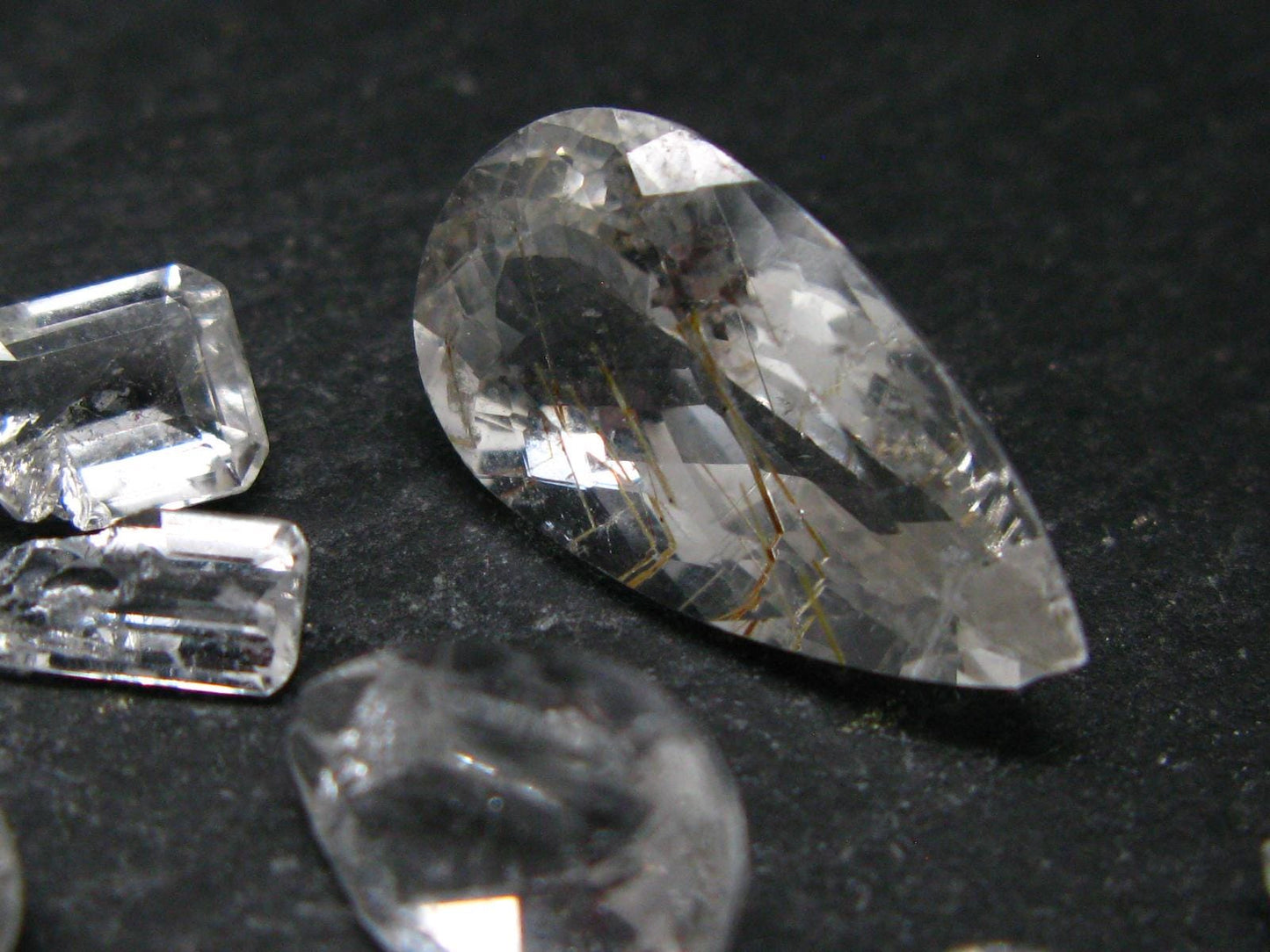 Lot of 15 Gem Phenacite Phenakite Chipped Cut Stones From Nigeria - 29.09 Carats