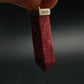 Thulite Silver Pendant From Norway - 1.7"