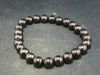 Shungite Bracelet with 8mm Round Beads From Russia - 7"