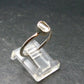 Green Herderite Silver Ring From Brazil - 1.84 Grams - Size 7