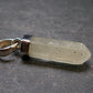Gem Libyan Desert Glass Tektite Pendant Sterling Silver from Libya - 1.3" - 2.57 Grams